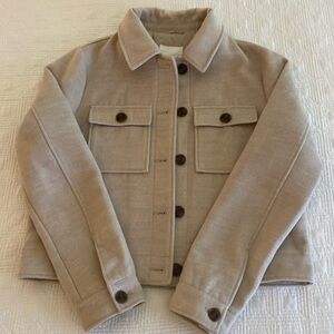 Alec Les Filles Jacket Size M Felt/Wool With Buttons NWOT